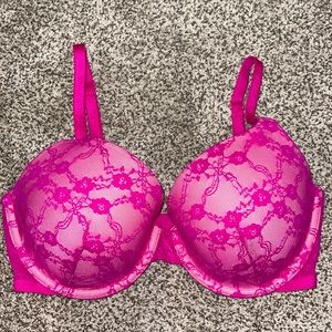 Victoria’s Secret Lined Perfect Coverage 32DD Pink NWOT
